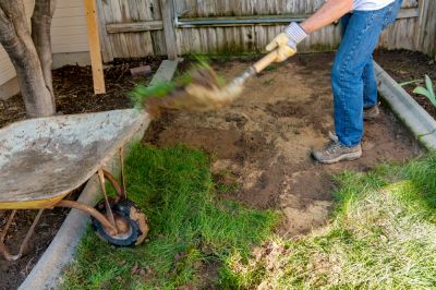 Sod Removal by Hand!